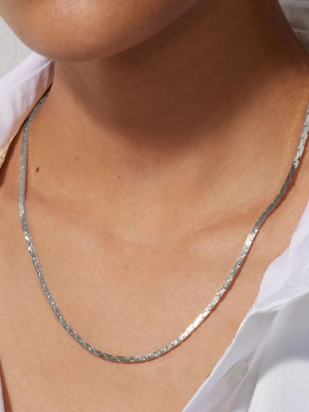 Jenny Bird Silver Rae Necklace NWT